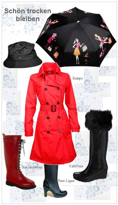 Rain Days: Stylische Gummistiefel, sexy Regenmäntel und trendy Regenschirme fürs Schmuddelwetterkenen Auftritt